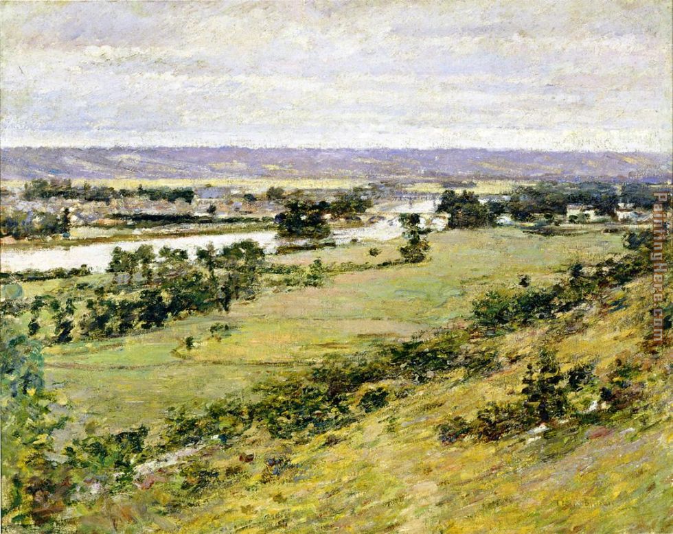 Valley of the Seine painting - Theodore Robinson Valley of the Seine art painting